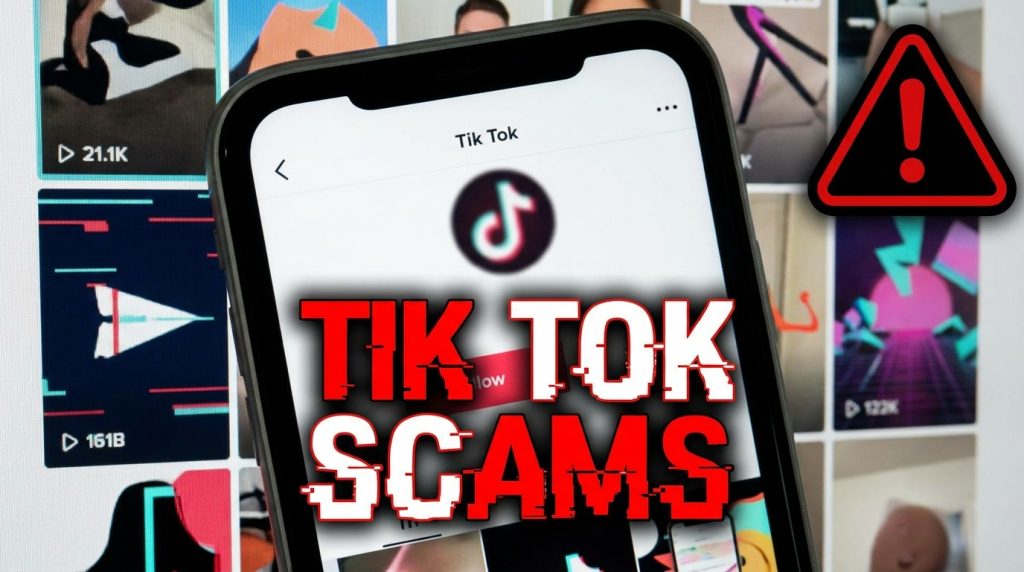 warning tiktok scams